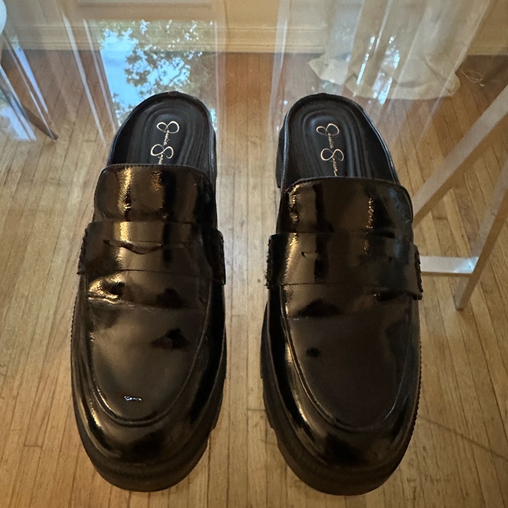 Jessica Simpson Women’s Black Loafer Mule